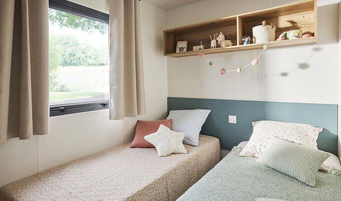 Mobil-home | Premium | 3 Ch. | 6 pers. | Terrasse Lounge | A/C | TV 5