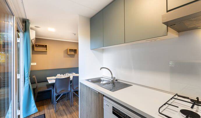 Mobil-home | Premium | 3 Ch. | 6 pers. | Terrasse Lounge | A/C | TV 5