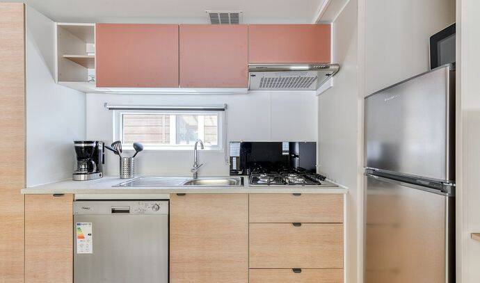 Mobil-home | Premium | 3 Ch. | 6 pers. | Terrasse Lounge | A/C | TV 2