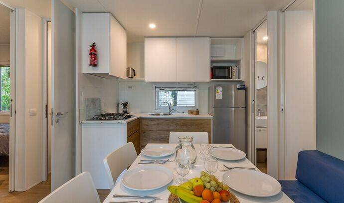 Mobil-home | Premium | 3 Ch. | 6 pers. | Terrasse Lounge | A/C | TV 2