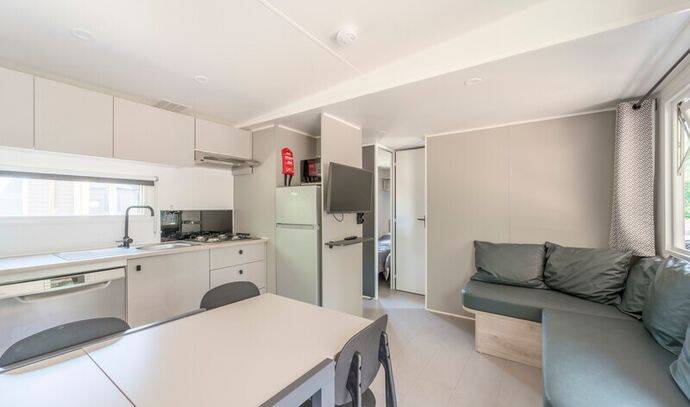 Mobil-home | Premium | 3 Ch. | 6 pers. | Terrasse Lounge | A/C | TV 2