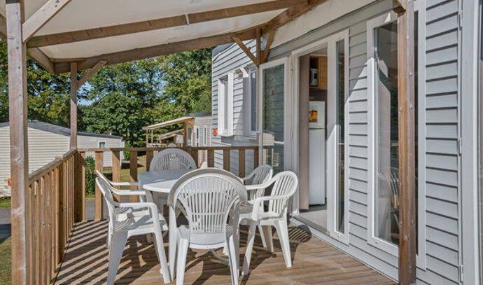 Mobil-home | Premium | 3 Ch. | 6/8 pers. | Terrasse surélevée 1