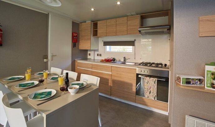 Mobil-home | Premium | 3 Ch. | 6/8 pers. | Terrasse surélevée 1