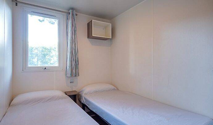 Mobil-home | Premium | 3 Ch. | 6/8 pers. | Terrasse surélevée | A/C 8