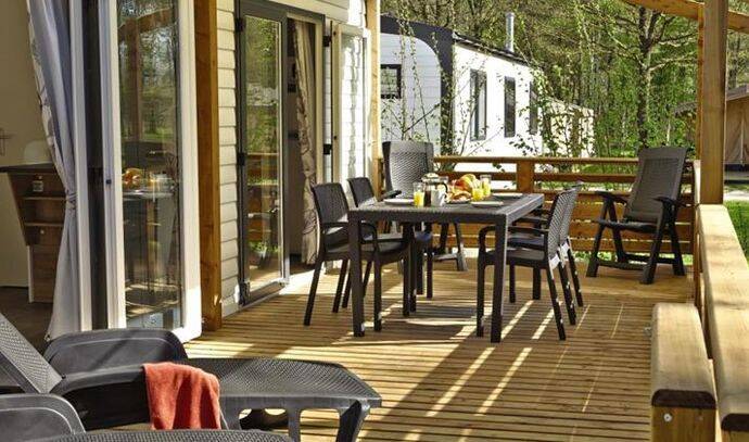 Mobil-home | Premium | 3 Ch. | 6/8 pers. | Terrasse surélevée 1