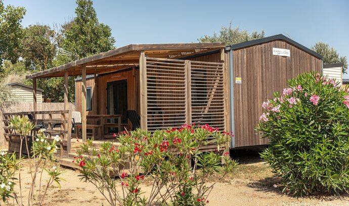 Mobil-home | Premium | 3 Ch. | 6/8 pers. | Terrasse surélevée | A/C 0
