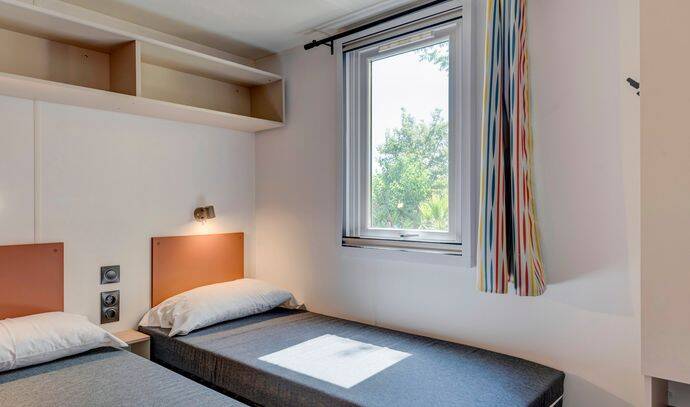 Mobil-home | Premium | 3 Ch. | 4 pers. | Terrasse Lounge | A/C | TV 10