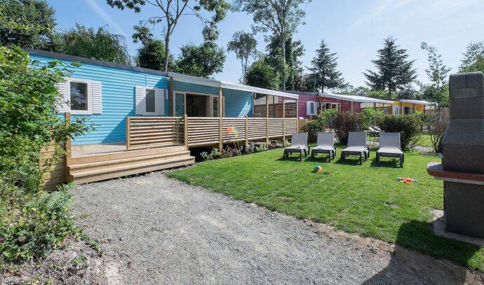 Mobil-home | Premium | 4 Ch. | 8 pers. | Terrasse surélevée | TV 0