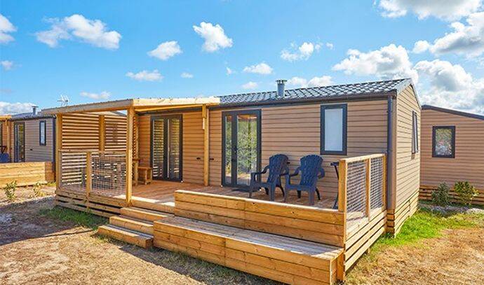 Mobil-home | Ultimate | 2 Ch. | 4 pers. | Terrasse surélevée | A/C | TV 0