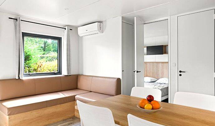 Mobil-home | Ultimate | 2 Ch. | 4 pers. | Terrasse surélevée | A/C | TV 4