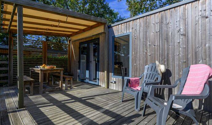 Mobil-home | Ultimate | 2 Ch. | 4 pers. | Terrasse surélevée | A/C | TV 1