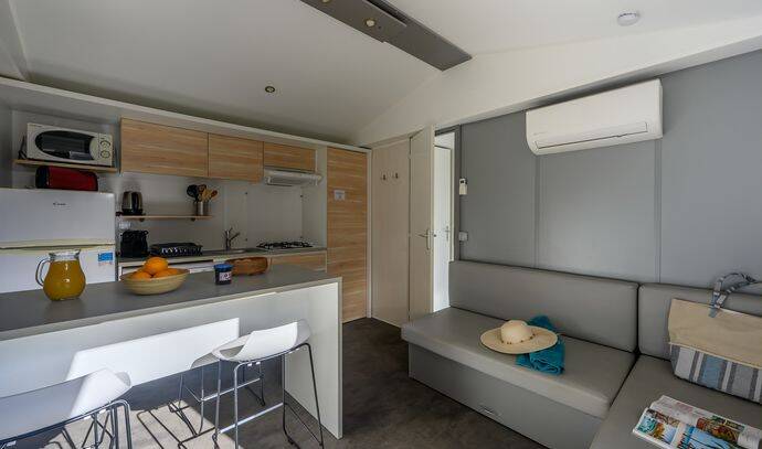 Mobil-home | Ultimate | 2 Ch. | 4 pers. | Terrasse surélevée | A/C | TV 3