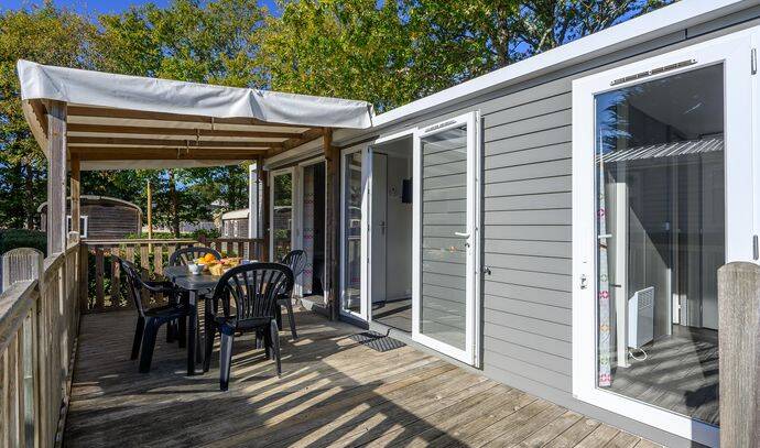 Mobil-home | Ultimate | 2 Ch. | 4 pers. | Terrasse surélevée | A/C | TV 1