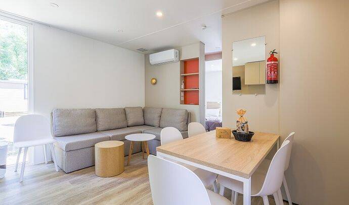 Mobil-home | Ultimate | 2 Ch. | 4 pers. | Terrasse surélevée | A/C | TV 3