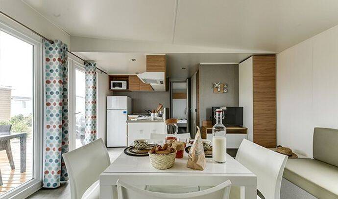 Mobil-home | Ultimate | 2 Ch. | 4 pers. | Terrasse Lounge | A/C | TV 3