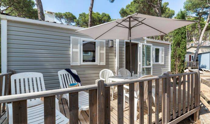 Mobil-home | Ultimate | 3 Ch. | 6 pers. | Terrasse surélevée non couverte | A/C | TV 0