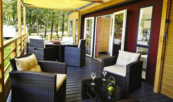 Mobil-home | Ultimate | 3 Ch. | 6 pers. | Terrasse surélevée | A/C 1