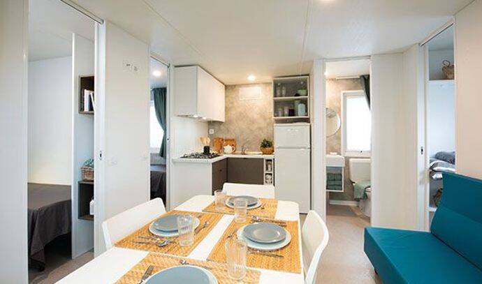 Mobil-home | Ultimate | 3 Ch. | 6 pers. | Terrasse surélevée | A/C | TV 1
