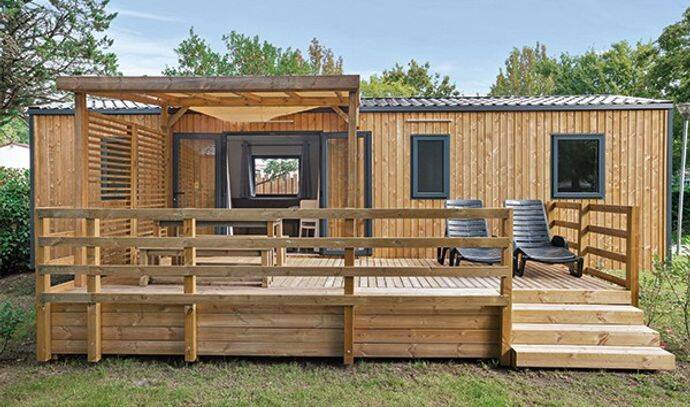 Mobil-home | Ultimate | 3 Ch. | 6 pers. | Terrasse surélevée | A/C | TV 0