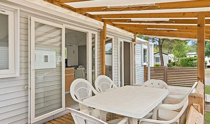 Mobil-home | Ultimate | 3 Ch. | 6 pers. | Terrasse surélevée | A/C | TV 2