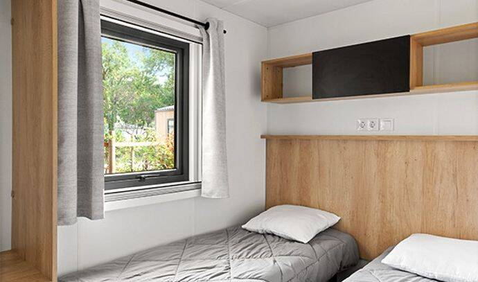 Mobil-home | Ultimate | 3 Ch. | 6 pers. | Terrasse surélevée | A/C | TV 8