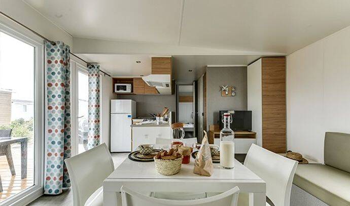 Mobil-home | Ultimate | 3 Ch. | 6 pers. | Terrasse surélevée | A/C | TV 4