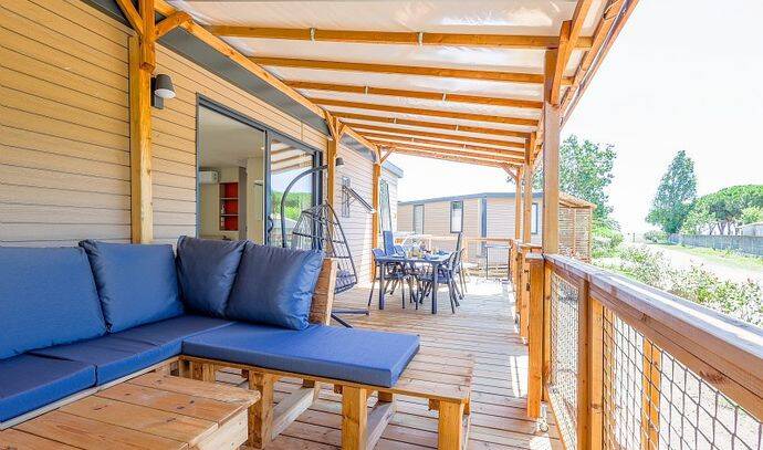 Mobil-home | Ultimate | 3 Ch. | 6 pers. | Terrasse surélevée | A/C | TV 1