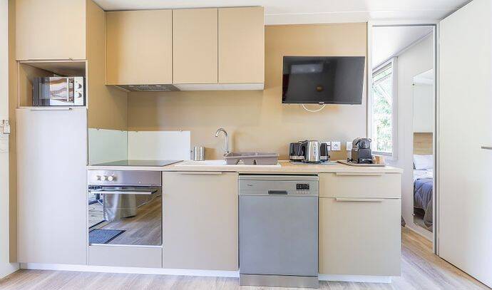 Mobil-home | Ultimate | 3 Ch. | 6 pers. | Terrasse surélevée | A/C | TV 4