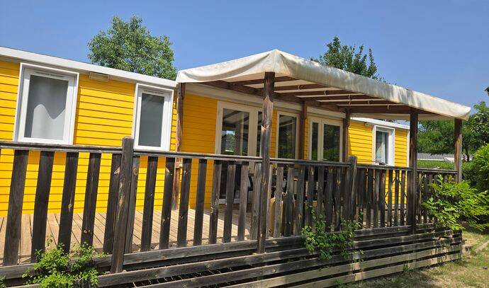 Mobil-home | Ultimate | 3 Ch. | 6 pers. | Terrasse surélevée | A/C | TV 1