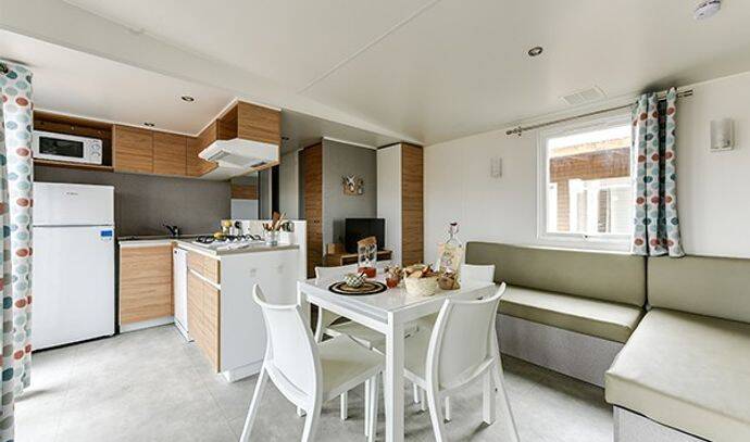 Mobil-home | Ultimate | 3 Ch. | 6 pers. | Terrasse Lounge | A/C | TV 2