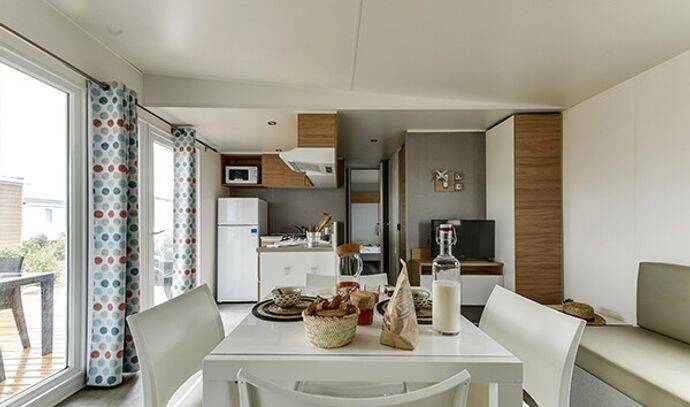 Mobil-home | Ultimate | 3 Ch. | 6 pers. | Terrasse Lounge | A/C | TV 3
