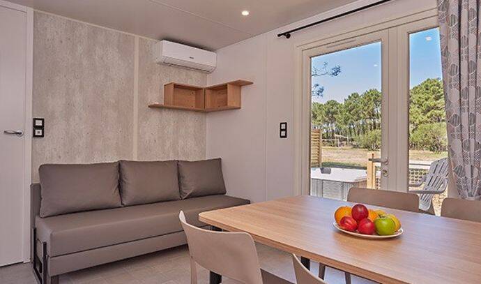 Mobil-home | Ultimate | 3 Ch. | 6/8 pers. | Terrasse surélevée | A/C 4