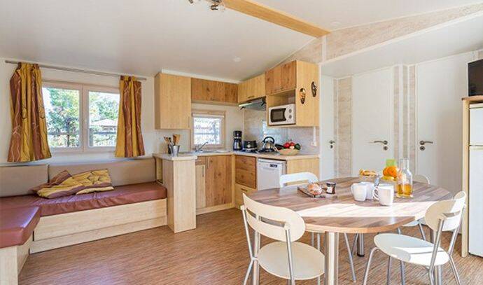Mobil-home | Ultimate | 3 Ch. | 6/8 pers. | Terrasse surélevée | A/C 4