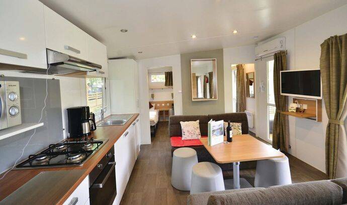 Mobil-home | Ultimate | 3 Ch. | 6/8 pers. | Terrasse surélevée | A/C 7