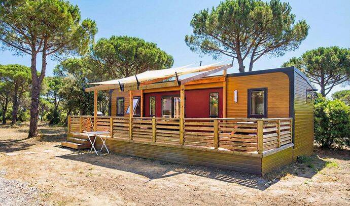Mobil-home | Ultimate | 3 Ch. | 6/8 pers. | Terrasse surélevée | A/C | TV 0
