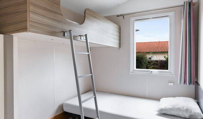 Mobil-home PMR | Comfort | 2 Ch. | 4 pers. | Terrasse surélevée | A/C | TV 9