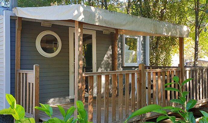 Mobil-home | Premium | 1 Ch. | 2 pers. | Terrasse surélevée | A/C | TV 0