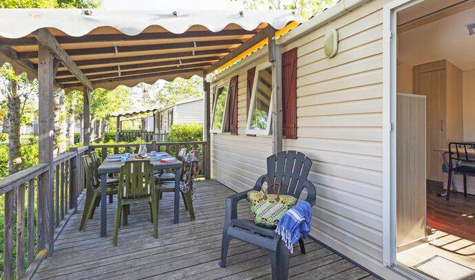 Mobil-home | Classic | 2 Ch. | 4/6 pers. | Terrasse surélevée | A/C 1