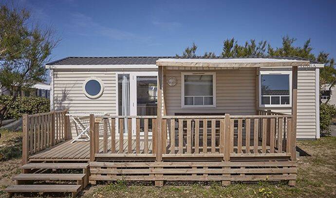 Mobil-home | Classic | 3 Ch. | 6 pers. | Terrasse surélevée | A/C 1
