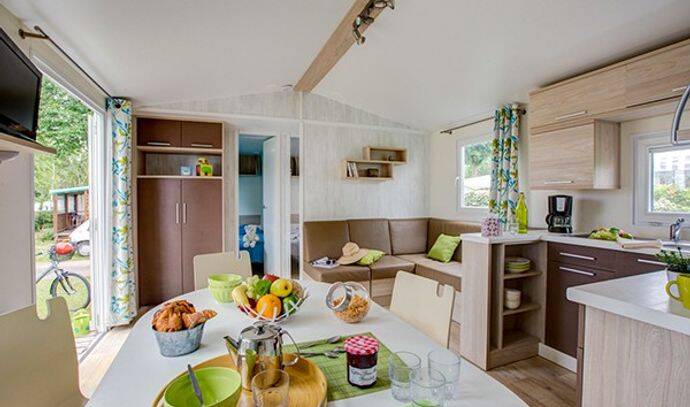 Mobil-home | Classic | 3 Ch. | 6 pers. | Terrasse surélevée | TV 4