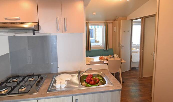 Mobil-home | Comfort XL | 2 Ch. | 4 pers. | Terrasse surélevée | A/C | TV 2