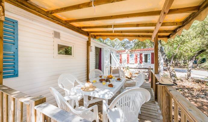 Mobil-home | Comfort | 2 Ch. | 4/6 pers. | Terrasse surélevée | A/C 1