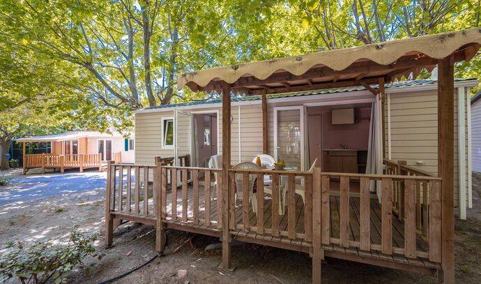 Mobil-home | Comfort | 2 Ch. | 4/6 pers. | Terrasse surélevée | A/C 1