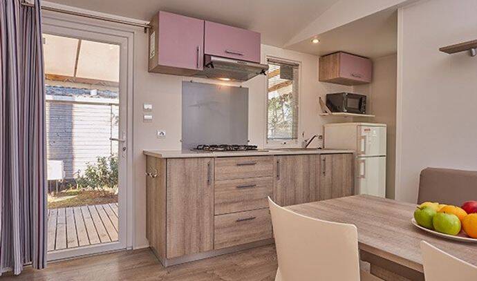 Mobil-home | Comfort | 2 Ch. | 4/6 pers. | Terrasse surélevée | A/C 4