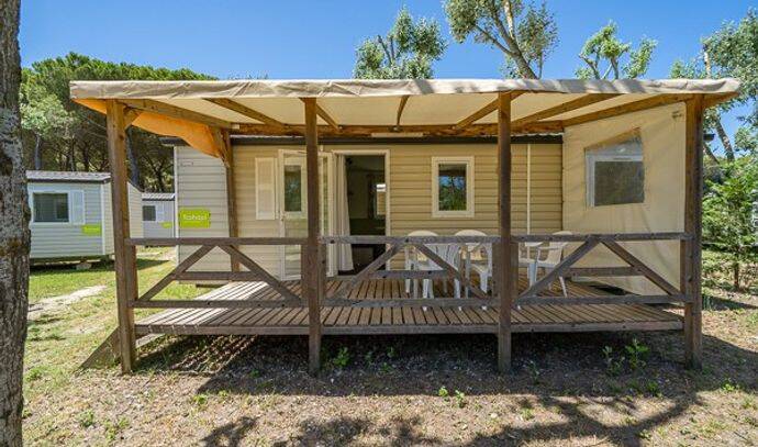 Mobil-home | Comfort | 2 Ch. | 4/6 pers. | Terrasse surélevée | A/C 0