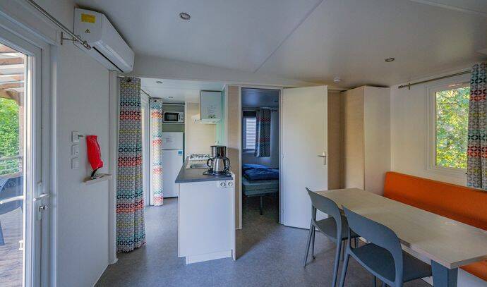 Mobil-home | Comfort | 2 Ch. | 4/6 pers. | Terrasse surélevée | A/C 1