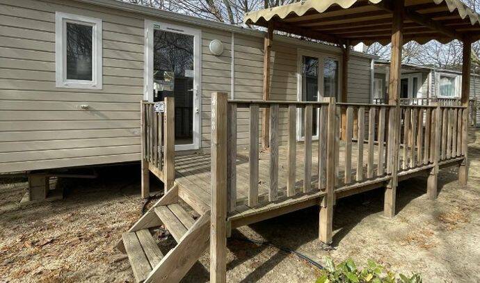 Mobil-home | Comfort | 2 Ch. | 4/6 pers. | Terrasse surélevée | A/C 1