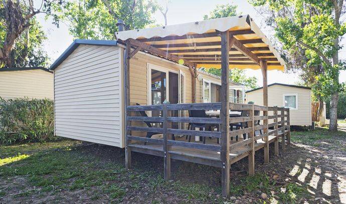 Mobil-home | Comfort | 2 Ch. | 4/6 pers. | Terrasse surélevée | A/C 1