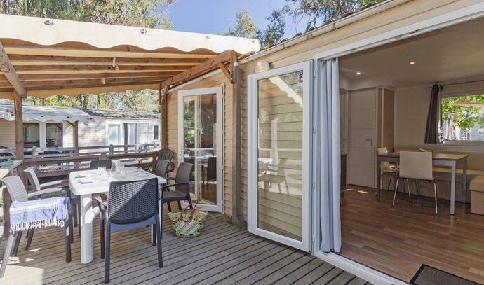 Mobil-home | Comfort | 2 Ch. | 4/6 pers. | Terrasse surélevée | A/C 2