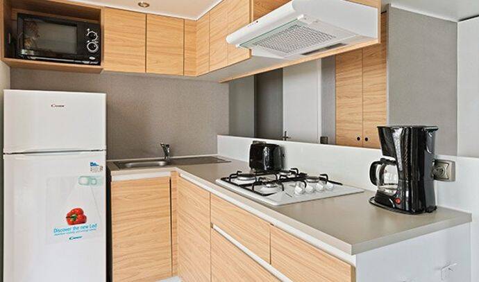 Mobil-home | Comfort | 2 Ch. | 4/6 pers. | Terrasse surélevée | A/C 1